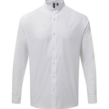 Gent&#039;s Grandad Collar Shirt White