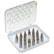 Icing Nozzle Set 28 Piece In Plastic Carry Case