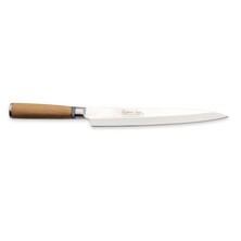 Katana Saya Olive Wood Handled Yanagi Sashimi Knife 24cm (KSO-06)