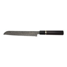 Katana Saya Smoke Ebony Wood Handled Bread Knife 20cm (KSM-16)