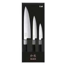 Kai Wasabi 3 Piece Knife Set Black (KAI-67S-300)