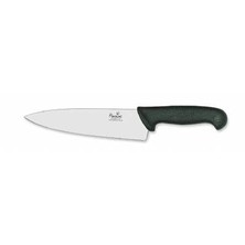 Smithfield 20cm Deep Blade Cooks Knife Black Samprene Handle