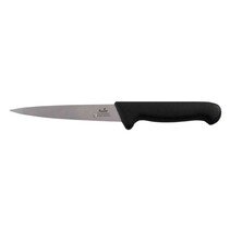 Smithfield 15cm Filleting Knife Black Samprene Handle