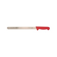 Smithfield 30cm Scalloped Slicer Coloured Samprene Handle