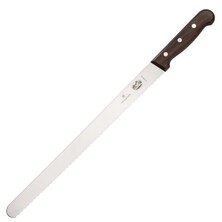 Victorinox Wooden Handle Carving Knife Serrated 36cm