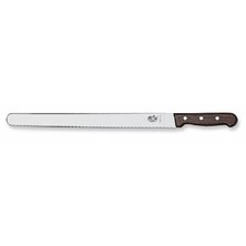 Victorinox Wooden Handle Carving Knife Serrated 36cm