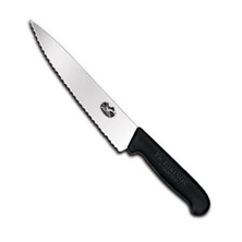 Victorinox Fibrox Handle Cooks Knife Serrated 22cm