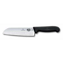 Victorinox Fibrox Handle Santoku Knife Fluted 17cm