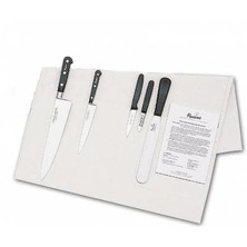 Knife Set Sabatier Medium With 25cm Cooks Knife In Cotton Wallet