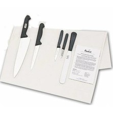 Knife Set Giesser Medium With 25cm Cooks Knife In Cotton Wallet