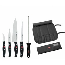 Henckels Twin Pollux Knife Set And Roll 5 Piece