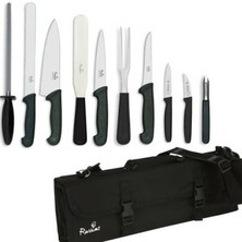 Knife Set Smithfield Large With 20cm Deep Cooks Knife In KC210 Case