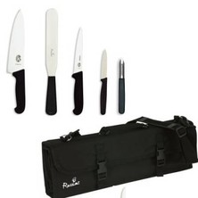 Knife Set Victorinox Medium With 20cm Deep Cooks Knife In KC210 Case