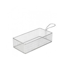 Mini Frying Basket Rectangular Stainless Steel 21.5cm X 10.5cm