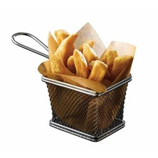 Mini Chip Frying Basket Rectangular 10cm X 8cm X 7.5cm