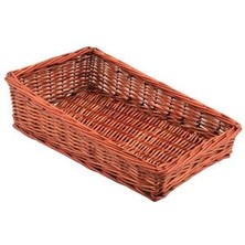 Wicker Display Basket 40cm X 25cm X 12cm