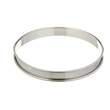 Flan Ring Stainless Steel 16cm X 2cm