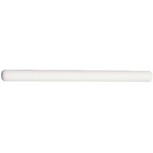 Rolling Pin White Polyethylene 60cm Long 4.5cm Dia