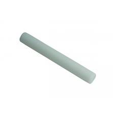 Rolling Pin White Polyethylene 50cm Long 4.5cm Dia