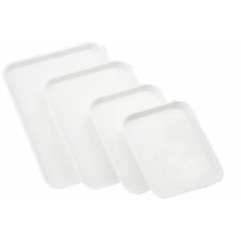 Food Display Tray White 36 X 25 X 2.5cm