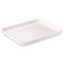 Food Display / Butchers Tray WHITE 31.4cm X 24.75cm X 2.5cm high (External)
