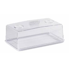 Tray Covered Polycarbonate Rectangular 355mmx215mmx130mm