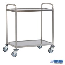 General Purpose Trolley 2 Tier 92.1cm (w) X 67.1cm (d) X 97cm (h)