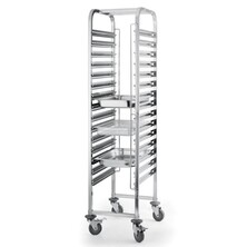 Racking Trolley S/S GN1/1 15 Level 390mm (w) X 550mm (d) X 1710mm (h) Self Assembly