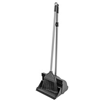 Lobby Dustpan &amp; Brush Set Black