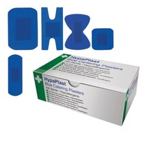 Blue Detectable Plasters 5 Assorted Types (Box Of 100)