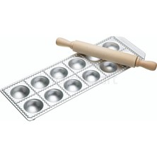 Tray Ravioli 12 Hole With Rolling Pin