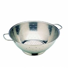 Stainless Steel Rice Colander Side Handles 28cm