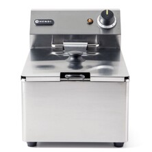 Hendi Single Tank Electric Fryer 6Ltr - 26.5cm (w) X 43cm (d) X 29cm (h)