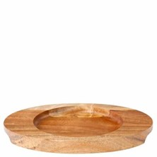 Base/Stand Wooden 25cm X 18.5cm For SP276 Round Eared Dish (Box Of 6)