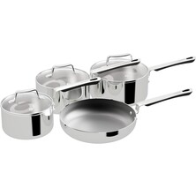 Commichef Stack Tri-Ply S/S 4 Piece Pan Set