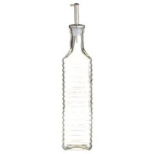 Ridged Glass Oil Bottle 550ml