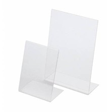 Menu Holder Perspex A4 Angled