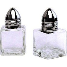 Salt &amp; Pepper Shaker Set Glass Mini