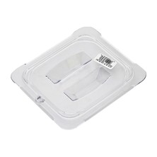 Food Pan Gastronorm Polycarbonate GN1/6 17.6cm X 16.2cm Hard Handled Cover