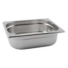 Food Pan Gastronorm S/S GN1/2 32.5cm X 26.5cm X 6.5cm Deep