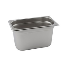 Food Pan Gastronorm S/S GN1/4 26.cm X 16.cm X 20cm Deep