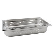Food Pan Gastronorm S/S Perforated GN1/1 53cm X 32.5cm X 10cm Deep