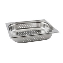 Food Pan Gastronorm S/S Perforated GN 1/2 32.5cm X 26.5cm X 6.5cm Deep