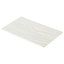 White Slate Effect Melamine Platter GN 1/4 26.5cm X 16cm