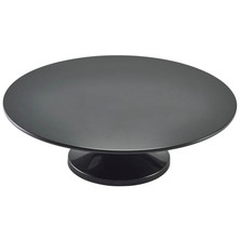 Melamine Cake Stand Black 33cm X 10cm