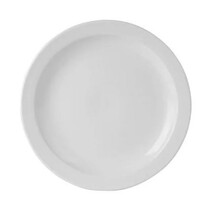 Simply White Porcelain Narrow Rim Plate 21cm (Box Of 6)