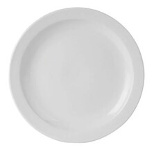 Simply White Porcelain Narrow Rim Plate 27.5cm (Box Of 4)