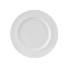 Simply White Porcelain Wide Rim Plate 21cm (Box Of 6)