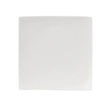 Simply White Porcelain Square Plate 20.5cm (Box Of 6)