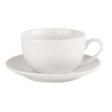 Simply White Porcelain Cappuccino Cup 23cl / 8oz (Box Of 6)